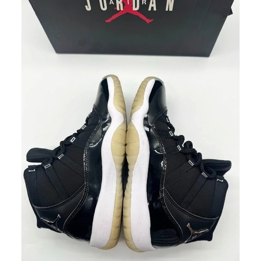Nike Air Jordan 11 Retro GS Space Jam 2016 Black 7Y 378038-011 OG Box
